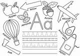 Letter Englischen Alphabetes Beschriften 30seconds Apprendimento Segni Lettere sketch template