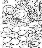 Coloring Pages Spring Kids Flower Flowers First Printable Season Color Christian Grade Kindergarten Pdf Sheets Drawing Sheet Welcome Graders Preschool sketch template