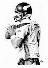 Brett Favre Nfl Pencil Player Drawings Vikings Drawing Pages Football Coloring Minnesota Deviantart Farve Drawn Imgur Paintingvalley sketch template