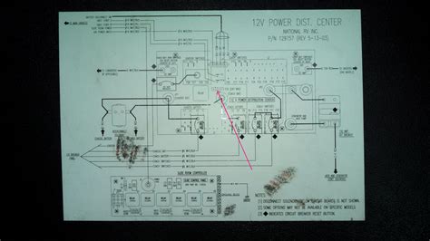 volt rv wiring diagram  newmar kountry star