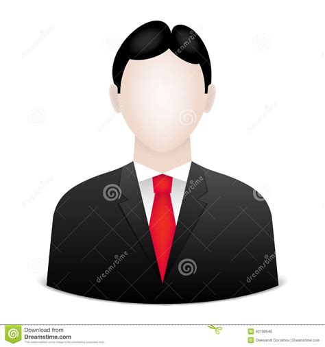 Businessman Avatar Stock Vector Illustration Of Human 42190646