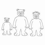 Bears Three Goldilocks Coloring Printable Getcolorings Pages Getdrawings sketch template