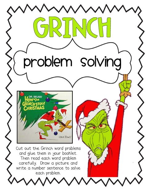 grinch stole christmas printables printable word searches