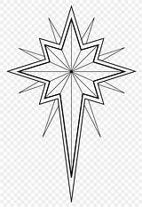 Star Bethlehem Coloring Christmas Tree Colouring Pages Book Save sketch template