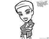 Boyz Coloring Pages Bratz Doll Printable Kids sketch template