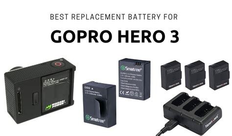 replacement battery  gopro hero   good batteries