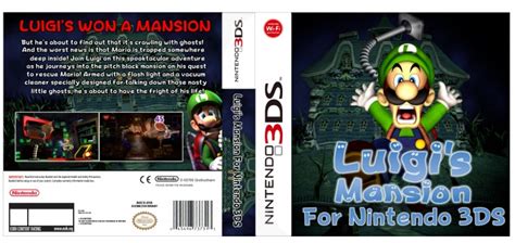 Luigi S Mansion For Nintendo 3ds Nintendo 3ds Box Art