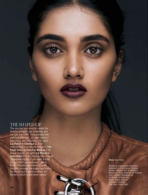 neelam gill takes on fall beauty looks for glamour uk fashion gone