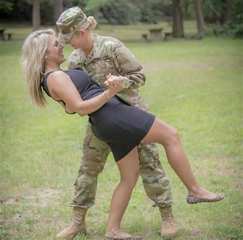 Military Lesbians Cute Lesbian Couples Military Couples Lesbian Bride