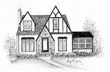 Tudor Drawing House Cottage Christmas Ghost Charm Grace Passed Has Make Homes Building Duckett Plans sketch template