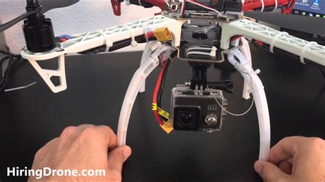 diy  quadcopter gopro mount install youtube