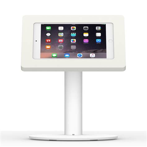 ipad mini    white enclosure  portable fixed vesa stand