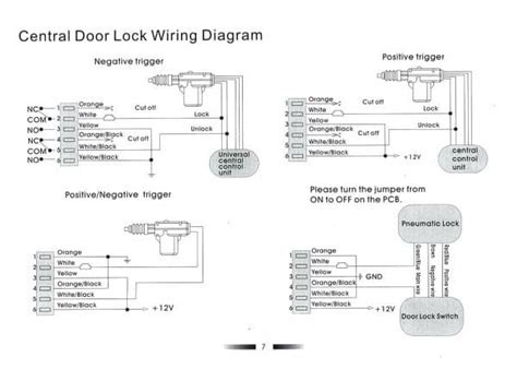 wiring diagram  door lock