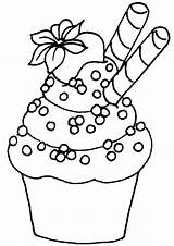 Cupcakes Sheets Cakes Doces Tulamama Pintar Ausmalen Sweets Digi Bastelanleitungen Zeichnung Zeichnen Druckvorlagen Malvorlagen Bordar Beccy Billedkunst Sorvetes Creams Bolos sketch template