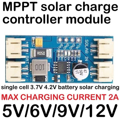 mppt solar panel charge charging regulator controller cn single cell   li ion