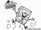 Bob Sponge Coloring House Happy Spongebob sketch template