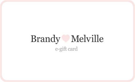 brandy melville  gift card