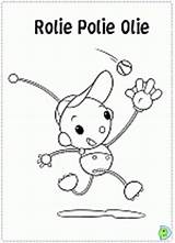 Coloring Rolie Polie Olie Pages Dinokids sketch template