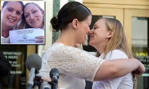 Lesbian Couple Make History With First Same Sex Wedding In