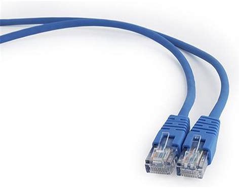 bolcom internetkabel  meter blauw cate ethernet kabel rj utp kabel met