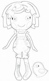 Coloring Pages Lalaloopsy Mermaid Getcolorings Color sketch template