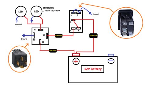 led light bar switch wiring diagram