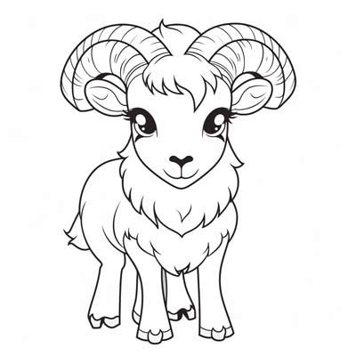 bighorn sheep coloring pages  kids