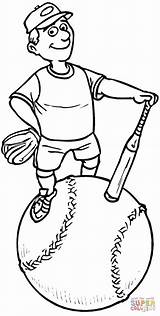 Softball Coloring Pages Printable Player Softbol Para Drawing Clipart Color Imagenes Clip Library Field Print Getcolorings Dibujar Getdrawings Template Comments sketch template
