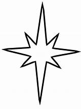 Star Christmas Coloring Clipart Drawing Tree Pages Kids Simple Stars Bethlehem North Svg Step Shooting Drawings Draw Transparent Nativity Template sketch template