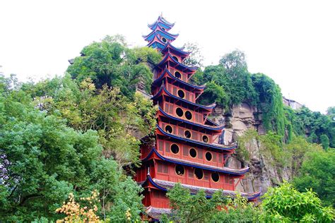 shibaozhai pagoda  beautiful temple  shibaozhai  flickr