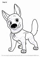 Bolt Dog Draw Drawing Disney Coloring Step Drawings Cartoon Drawingtutorials101 Tutorials Dogs Easy Cute Learn Pages Paintingvalley Movies Getdrawings Finishing sketch template