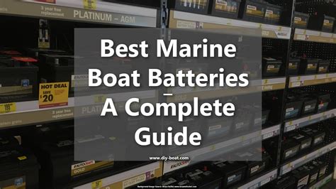 marine boat battery  complete guide main diy boating marine maintenance