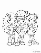 Shortcake Strawberry Color Print Coloring Pages sketch template