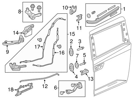 tk  roller assembly   door    honda odyssey honda parts