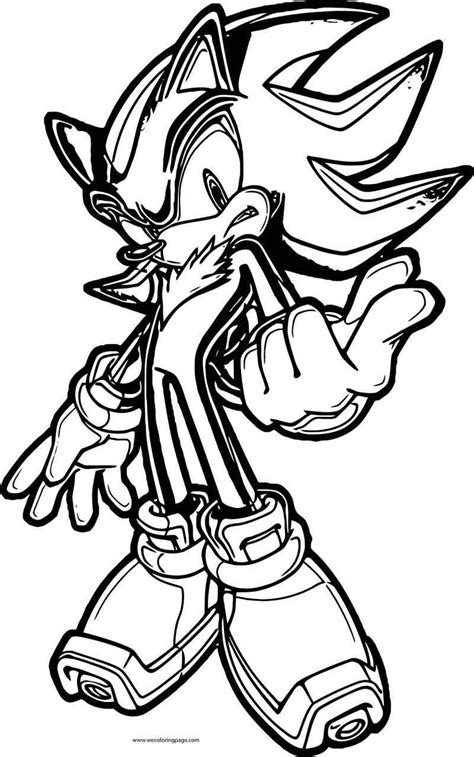 sonic coloring pages shadow josef seymore