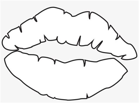 big lips easy coloring pages