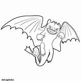 Furie Nocturne Fury Dragons Getcolorings Colouring sketch template