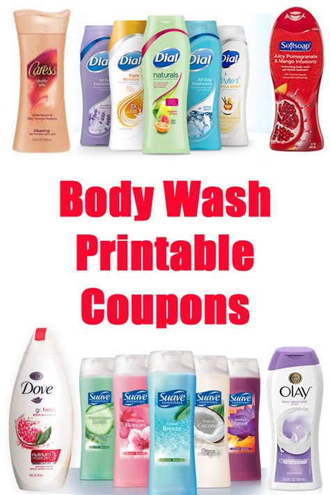 body wash coupons printable printable world holiday