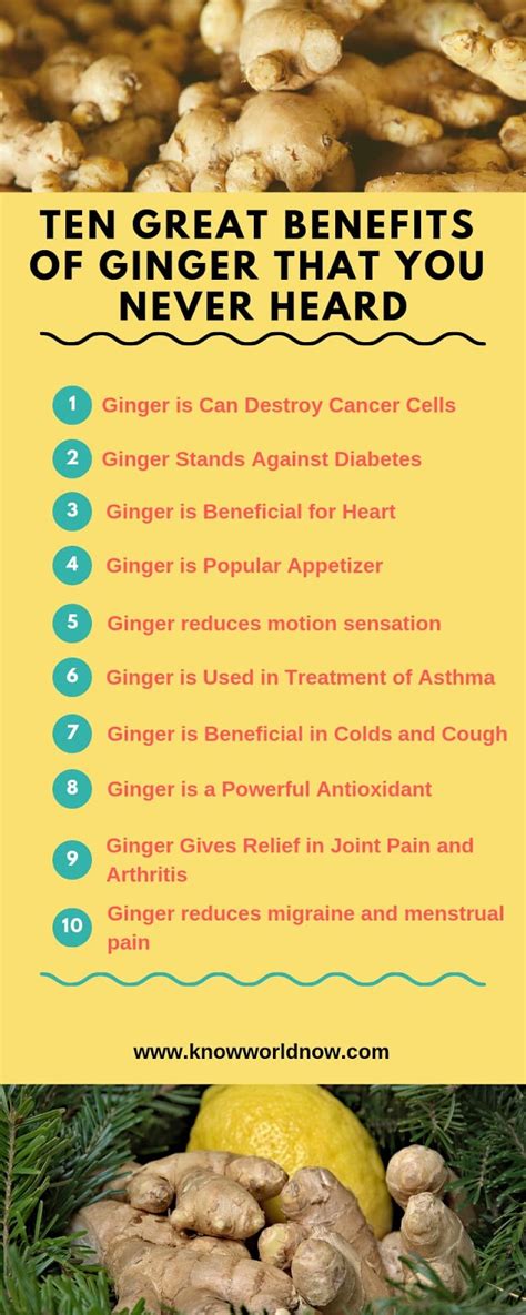 ten great benefits of ginger that you never heard know world now