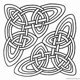Knot Celtic sketch template