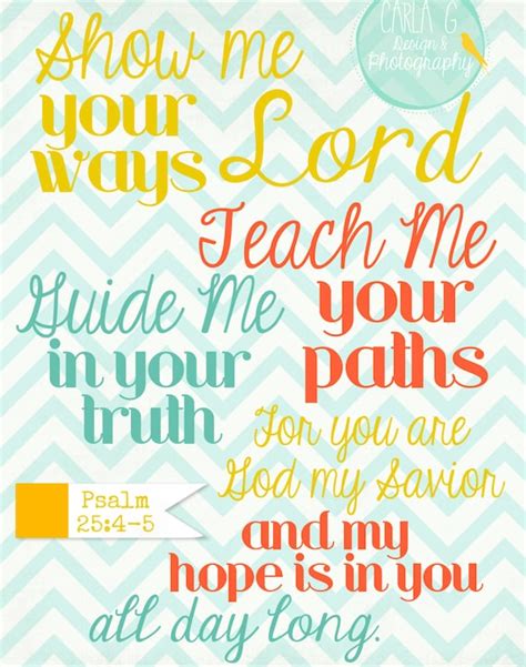 items similar  show   ways lord teach   paths psalm