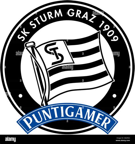 logo  austrian football team sk sturm graz stock photo alamy