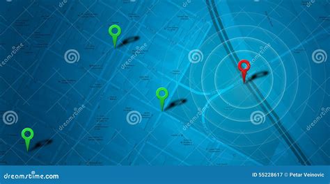 blue map poi stock image image  wifi mapping background