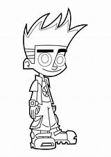 Johnny Test Coloring Pages Buzz Color Jonny Printable Colouring Getcolorings 1516 Fullsize 1072 Popular sketch template