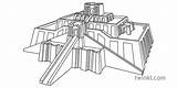 Ziggurat Twinkl sketch template