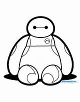 Coloring Baymax Pages Popular sketch template