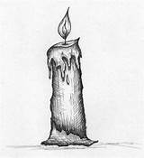 Candle Drawing Deviantart sketch template