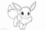 Eevee Pokemon Bettercoloring Albanysinsanity sketch template