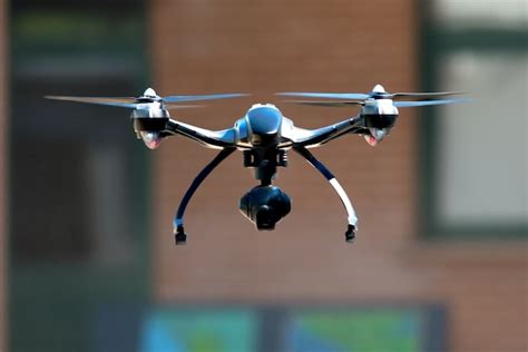 premium photo drone flying  house