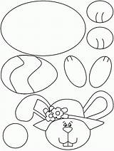 Easter Crafts Templates Bunny Kids Craft Template Egg Cut Drawing Ostern Vorlagen Zum Bastelvorlagen Coloring Basteln Ausdrucken Print Activities Easy sketch template